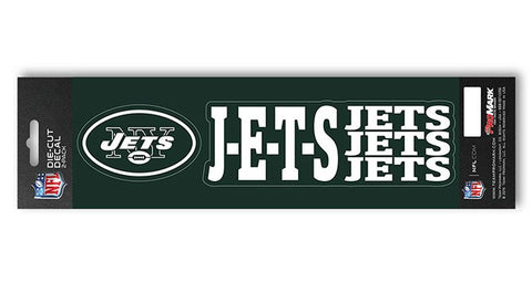 New York Jets Slogan and Logo Die Cut Decal Stickers "J-E-T-S"