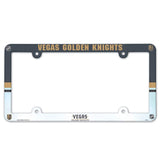 Vegas Golden Knights Full Color License Plate Cover Plastic