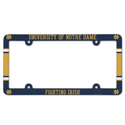 Notre Dame Fighting Irish Full Color License Plate Cover