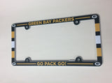 Green Bay Packers Full Color License Plate Cover Frame NEW!!