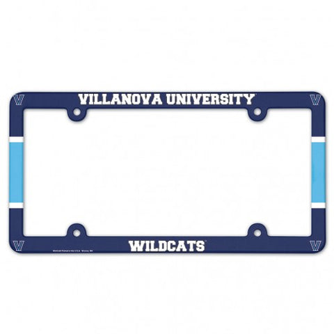 Villanova Wildcats Full Color License Plate Cover Frame NEW!!