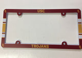 USC Trojans Full Color License Plate Cover Plastic