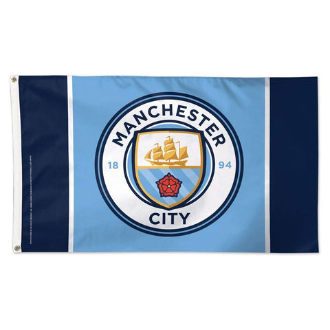 Manchester FC Logo Banner Flag NEW! 3x5 Feet Free Shipping!