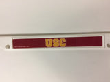 USC Trojans White Plastic License Plate Frame  3D NCAA NEW! Free Shipping