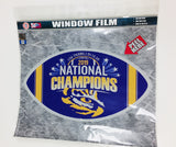 LSU Tigers 2019 National Champions Die Cut Window Film NEW! 11x6 Inches