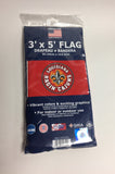 Louisiana Ragin Cajuns Red Banner Flag NEW! 3x5 Feet Free Shipping!