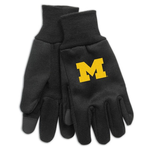 Michigan Wolverines Technology Gloves NEW!