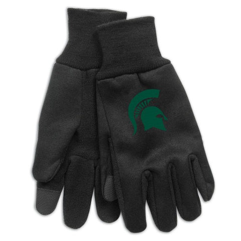 Michigan State Spartans Technology Gloves NEW!