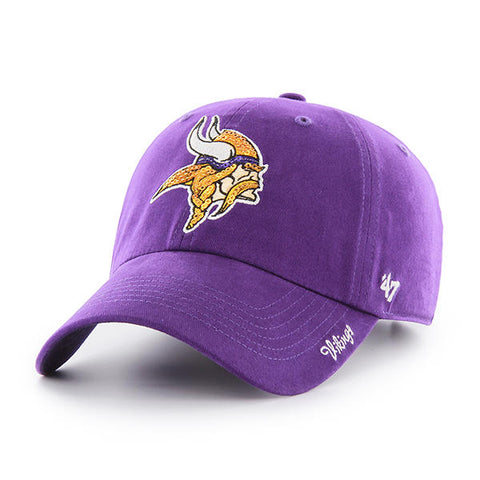 Minnesota Vikings Hat Women's Sparkle NEW '47 Brand
