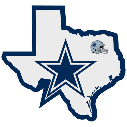 Dallas Cowboys State Outline Die-Cut Decal NEW!!!