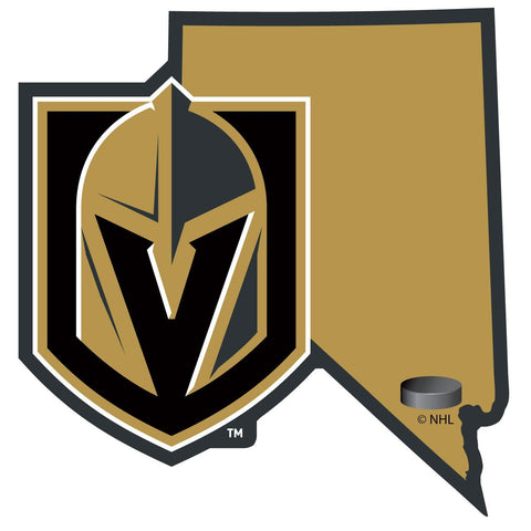 Vegas Golden Knights State Outline Die-Cut Decal NEW!!!