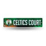 Boston Celtics Street Sign NEW! 4"X16" "Celtics Court" Man Cave Free Shipping