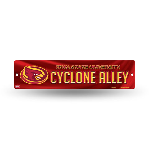 Iowa State Cyclones Street Sign NEW! 4"X16" "Cyclone Alley" Man Cave Free Ship