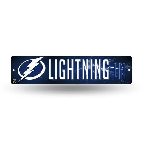 Tampa Bay Lightning Street Sign NEW! 4"X16" "Lightning Ln."  Man Cave Free Ship