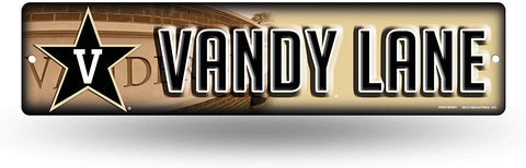Vanderbilt Commodores Street Sign NEW! 4"X16" "Vandy Lane" Man Cave