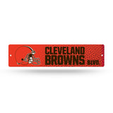 Cleveland Browns Street Sign NEW!! 4"X16" "Cleveland Browns Blvd." Man Cave NFL