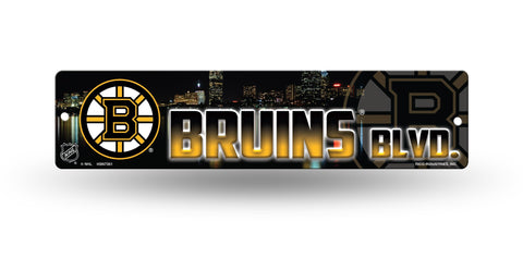 Boston Bruins Street Sign NEW! 4"X16" "Bruins Blvd." Man Cave NHL
