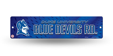Duke Blue Devils Street Sign NEW! 4"X16" "Blue Devils Rd." Man Cave NCAA