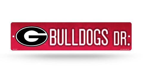 Georgia Bulldogs Street Sign NEW! 4"X16" "Bulldogs Dr." Man Cave NCAA