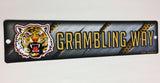Grambling Tigers Street Sign NEW! 4"X16" "Grambling Way" Man Cave NCAA