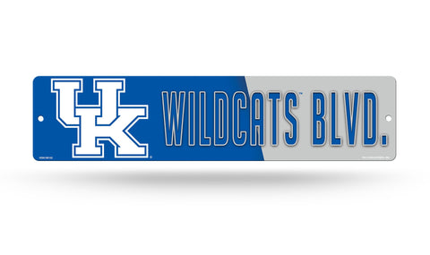 Kentucky Wildcats Street Sign NEW! 4"X16" "Wildcats Blvd." Man Cave NCAA SEC