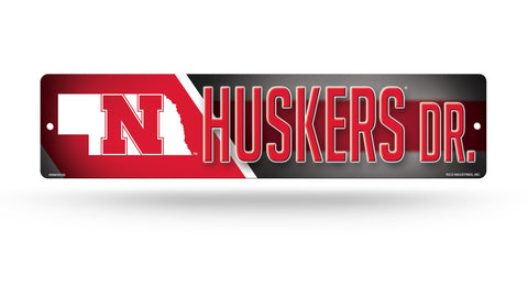 Nebraska Huskers Street Sign NEW! 4"X16" "Huskers Dr." Man Cave NCAA