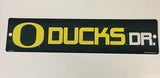 Oregon Ducks Street Sign NEW! 4"X16" "Ducks Dr." Man Cave NCAA
