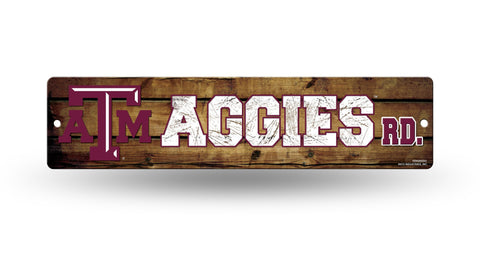 Texas A&M Aggies Street Sign NEW 4"X16" "Aggies Rd." Man Cave NCAA