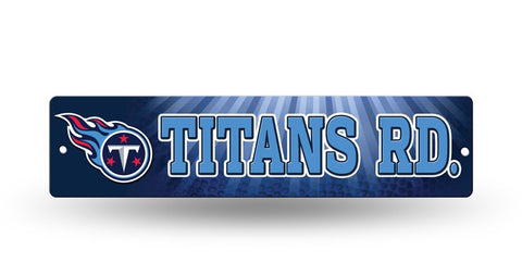 Tennessee Titans Street Sign NEW! 4"X16" "Titans Rd." Man Cave NFL