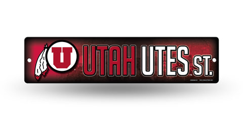 Utah Utes Street Sign NEW! 4"X16" "Utah Utes St." Man Cave NCAA