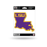 LSU Tigers State Outline Die-Cut Decal NEW!!!
