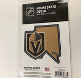 Vegas Golden Knights State Outline Die-Cut Decal NEW!!!