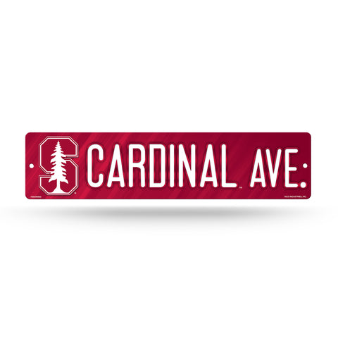 Stanford Cardinal Street Sign NEW! 4"X16" "Cardinal Ave." Man Cave NCAA
