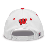 Wisconsin Badgers Hat NEW White Adjustable The Game