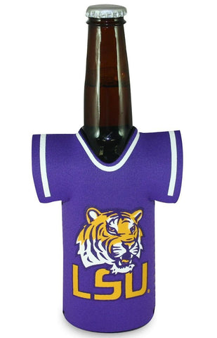 LSU Tigers Neoprene Bottle Jersey Koozie Beer Holder