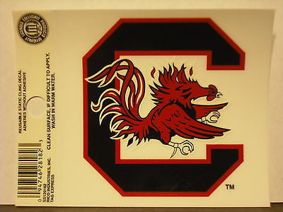 South Carolina Gamecocks Static Cling Sticker NEW!! Window or Car! NCAA