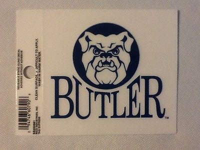 Butler Bulldogs Static Cling Sticker NEW!! Window or Car! NCAA