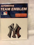 New York Yankees Logo 3D Chrome Auto Decal Sticker NEW!! Truck or Car!! Jeter