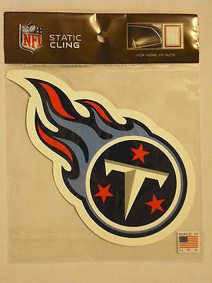 Tennessee Titans Die Cut Static Cling Decal Sticker 5 X 5 NEW