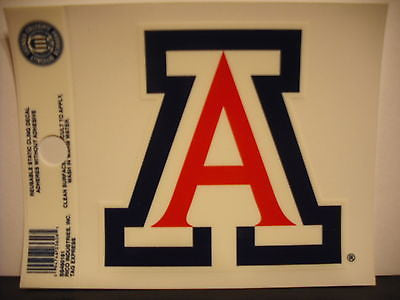 Arizona Wildcats Static Cling Sticker NEW!! Window or Car! NCAA