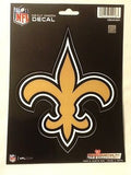 New Orleans Saints Logo Die Cut Decal NEW!! 5 X 6 Window or Car! NFL