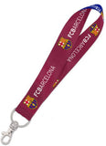 FC Barcelona Key Strap 1x6 Inches Free Shipping! Two Tone