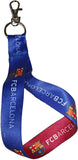 FC Barcelona Key Strap 1x6 Inches Free Shipping! Two Tone