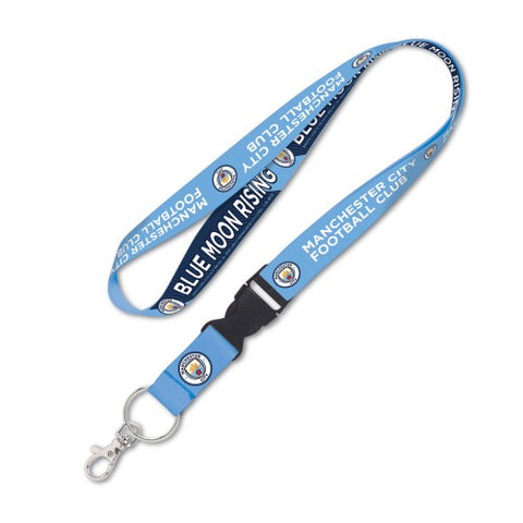 Manchester City FC Lanyard 1x17 Inches Free Shipping! Detachable Buckle