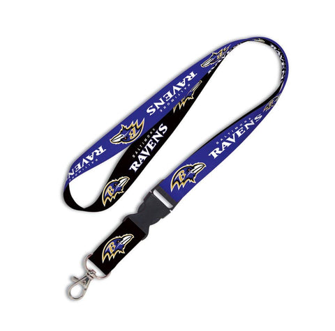 Baltimore Ravens Lanyard 1x17 Inches Free Shipping! Detachable Buckle