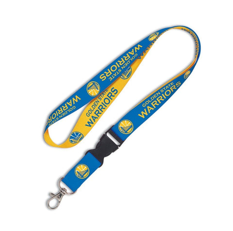 Golden State Warriors Lanyard 1x17 Inches Free Shipping! Detachable Buckle