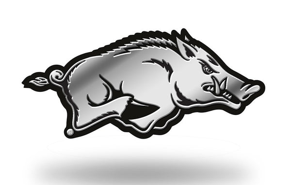 Arkansas Razorbacks Logo 3D Chrome Auto Emblem NEW!! Truck or Car! Ric ...