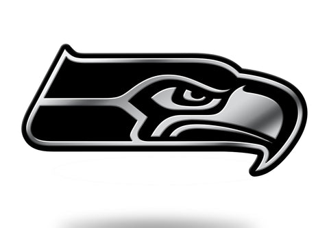 Seattle Seahawks Logo 3D Chrome Auto Emblem NEW!! Truck or Car! Rico