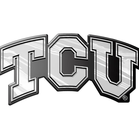 TCU Horned Frogs Logo 3D Chrome Auto Emblem NEW!! Truck or Car! Rico NCAA