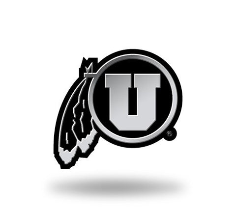 Utah Utes Logo 3D Chrome Auto Emblem NEW!! Truck or Car! Rico NCAA